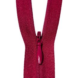 Hidden zipper, 50 cm, garnet
