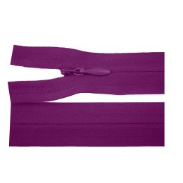 Hidden zipper, 50 cm, purple