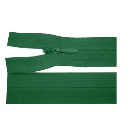 Fabrics & Tailoring Accessories/Tailoring accesories/Zippers, Buttons and Staples - Hidden zipper, 50 cm, emerald green
