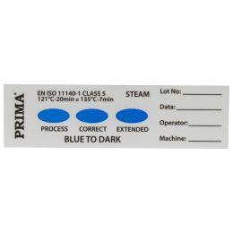PRIMA Class 5 steam chemical indicator, 250 pieces