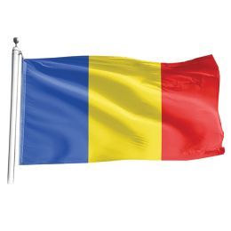 Polyester outside Romania flag, 140x210cm