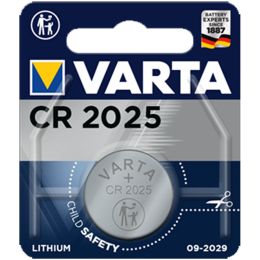VARTA battery CR2025, 1 piece / blister