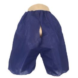PRIMA Non-woven colonoscopy pants, blue, 10 pieces
