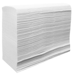 Z-Folded Hand Towels, 2 layers, 200 sheets, 21x24cm, 1 set 
