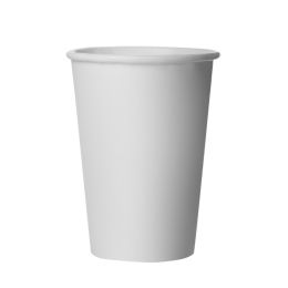 Disposable white paper cups 200 ml 50 pieces