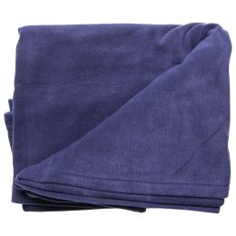 PRIMA Fleece blanket, 150x200cm, 270g/m2, navy blue