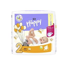 Baby Diapers 3-6kg 78 pieces