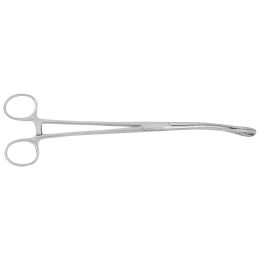 Foerster sponge holding forceps, curved, 25cm, stainless steel, 1 piece