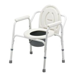  - 4 in 1 room toilet seat, fixed, aluminum frame