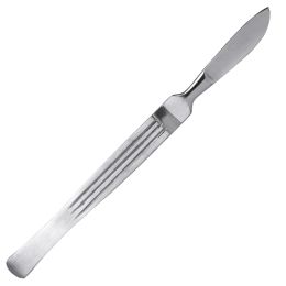 Monobloc scalpel 15 cm, stainless steel,  resterilizable