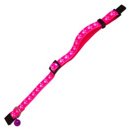 Veterinary/PETS CLOTHING & ACCESSORIES/Pets Accessories - ..Cat collar, elastic strap with print, nylon, with bell, width 10mm, 1 piece