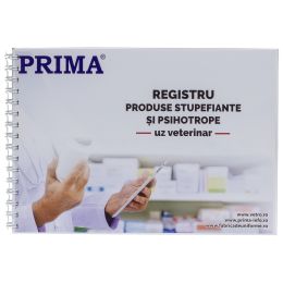 Veterinary register for narcotic and psychotropic products A4 100 sheets