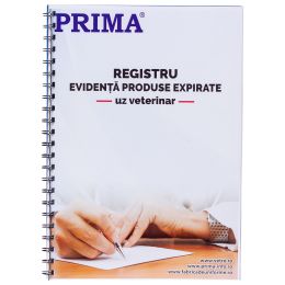 Veterinary register for expired products, A4, 50 pages