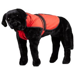 PVC Red raincoat for dogs, 50cm, size M