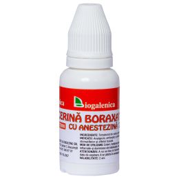 Glycerin borax, 10% with anesthetic, 20g