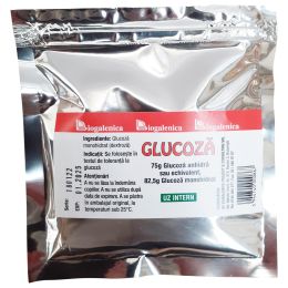  - Anhydrous glucose, test for induced glycemia, 75g