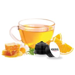 Karoma tea capsules chamomile, orange and honey, 16 Capsules