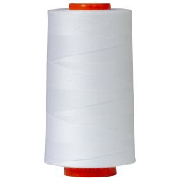 Sewing thread, polyester, 5000 m, white (40/2)