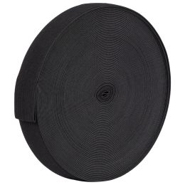 Black elastic, width 30 mm, 1 m