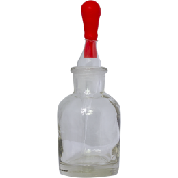 Transparent bottle with dropper 50 ml