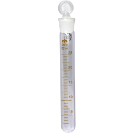 Graduated test tube with ground stopper 25 ml