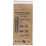 Sterilisation and Disinfectants/STERILISATION/Sterilisation Pouches and Rolls - Self-sealing paper pouches for dry heat, brown, 75x150mm, 100 pieces